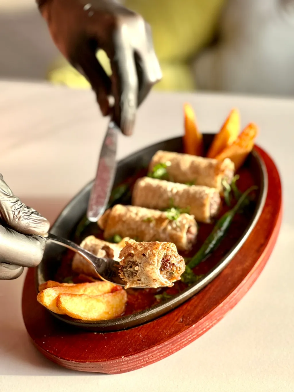 Meat kebab rolls CL 590